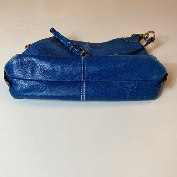 Dooney & Bourke Blue Leather Hobo Bag - Picture 12 of 12